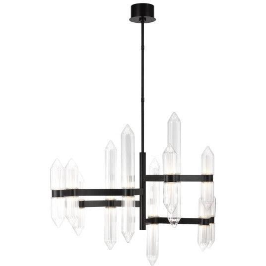 Visual Comfort Modern Collection - Langston LED Chandelier - 700LGSN31BR-LED927 | Montreal Lighting & Hardware