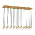 Visual Comfort Modern Collection - Lassell LED Short Linear Pendant - SLCH38727NB-277 | Montreal Lighting & Hardware