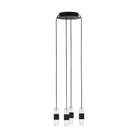 Visual Comfort Modern Collection - Lassell LED Short Multi-Light Pendant - SLCH38327B | Montreal Lighting & Hardware