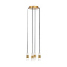 Visual Comfort Modern Collection - Lassell LED Short Multi-Light Pendant - SLCH38327NB | Montreal Lighting & Hardware