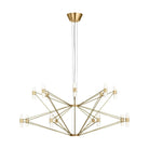 Visual Comfort Modern Collection - Lassell LED Tiered Chandelier - SLCH24727NB | Montreal Lighting & Hardware