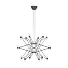 Visual Comfort Modern Collection - Lassell LED Tiered Chandelier - SLCH24827BZ | Montreal Lighting & Hardware