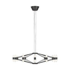 Visual Comfort Modern Collection - Lassell LED Tiered Chandelier - SLCH24927BZ | Montreal Lighting & Hardware