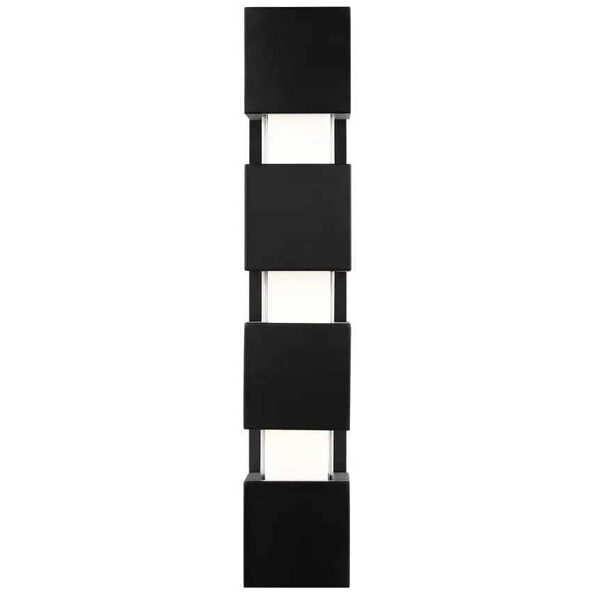 Visual Comfort Modern Collection - Leagan LED Outdoor Wall Lantern - 700OWSQGE92724BUNV | Montreal Lighting & Hardware