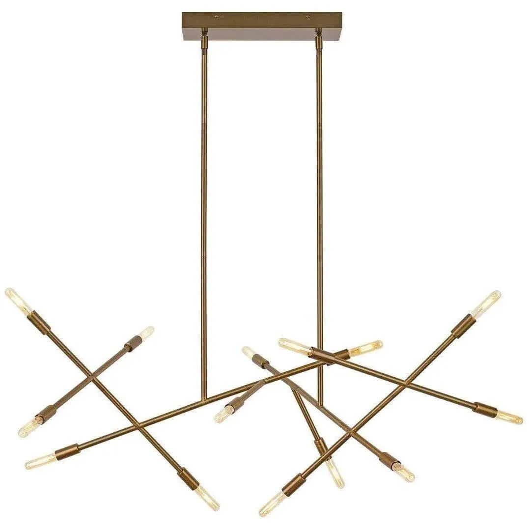 Visual Comfort Modern Collection - Line Wave Chandelier - 700LSLNVR-LED927 | Montreal Lighting & Hardware