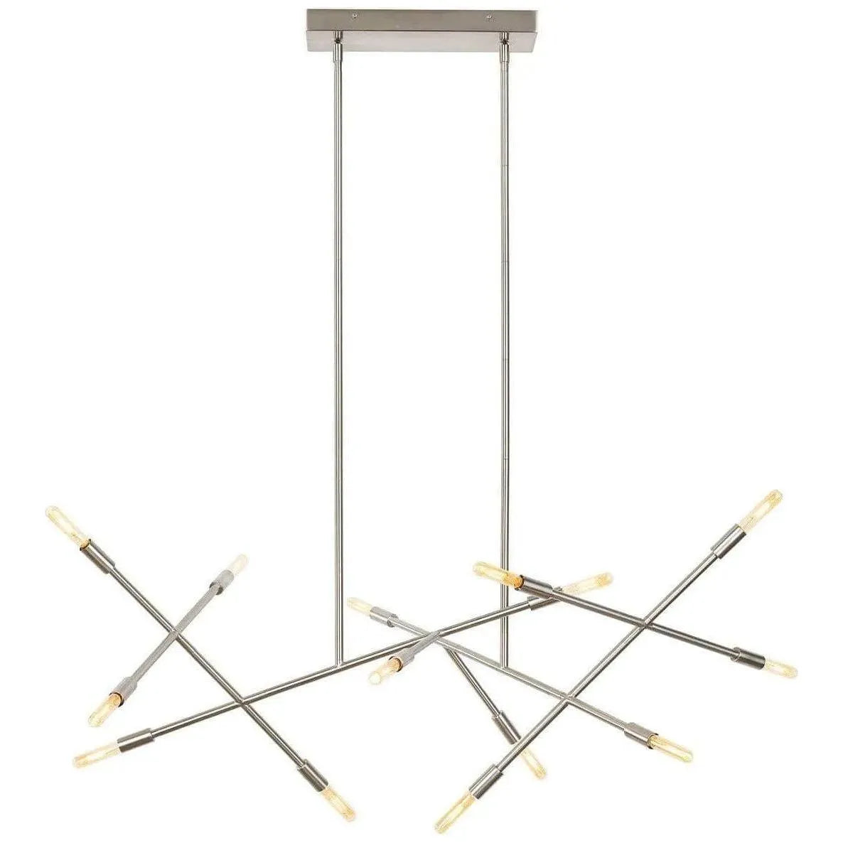 Visual Comfort Modern Collection - Line Wave Chandelier - 700LSLNVS | Montreal Lighting & Hardware