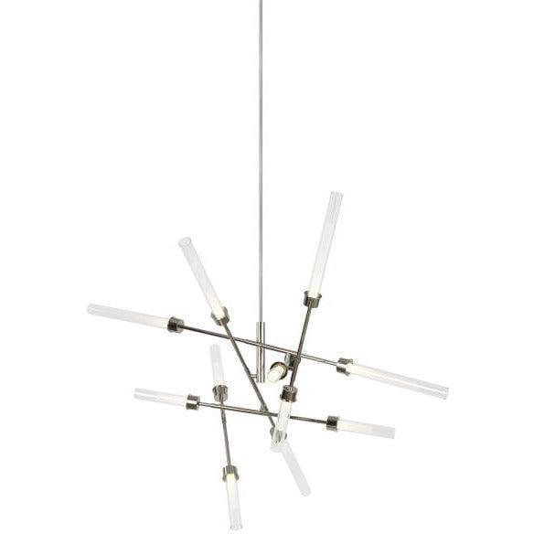 Visual Comfort Modern Collection - Linger Abstract LED Chandelier - 700LNG12AN-LED930 | Montreal Lighting & Hardware