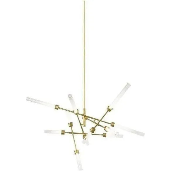 Visual Comfort Modern Collection - Linger Abstract LED Chandelier - 700LNG12ANB-LED930 | Montreal Lighting & Hardware