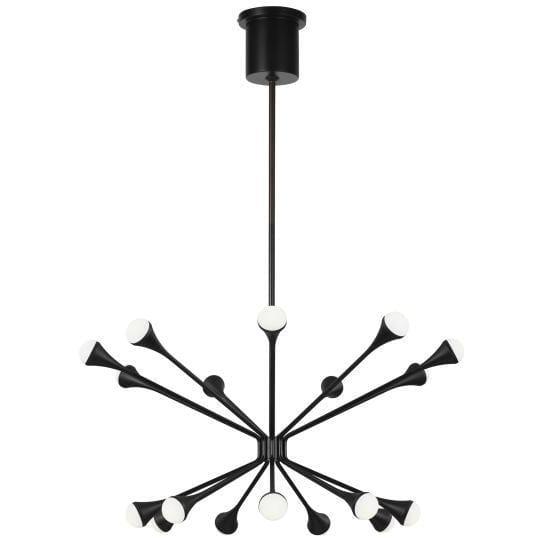 Visual Comfort Modern Collection - Lody LED Chandelier - 700LDY18B-LED930 | Montreal Lighting & Hardware
