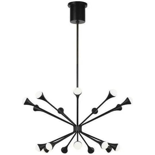 Visual Comfort Modern Collection - Lody LED Chandelier - 700LDY18B-LED930 | Montreal Lighting & Hardware