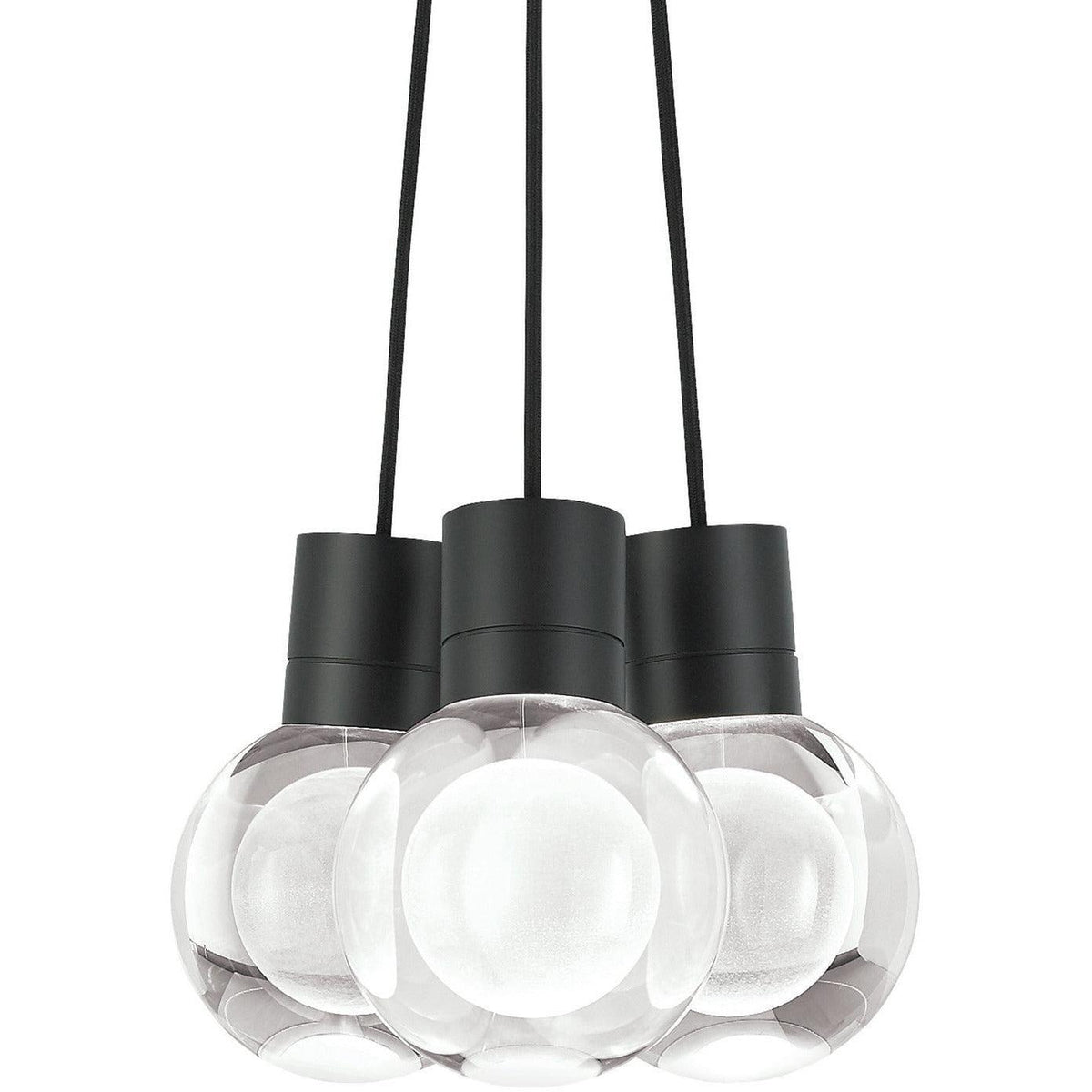 Visual Comfort Modern Collection - Mina 3-Light LED Pendant - 700TDMINAP3CBB-LEDWD | Montreal Lighting & Hardware