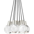 Visual Comfort Modern Collection - Mina 7-Light LED Pendant - 700TDMINAP7CBS-LEDWD | Montreal Lighting & Hardware
