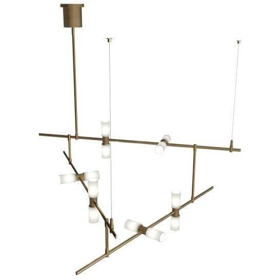 Visual Comfort Modern Collection - ModernRail LED Chandelier - 700MDCHCRR | Montreal Lighting & Hardware