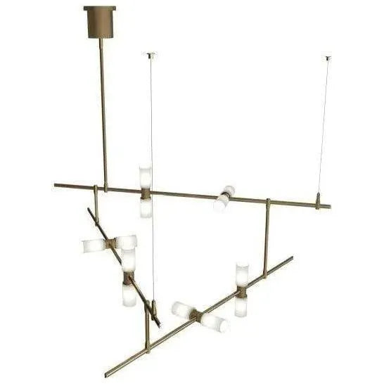 Visual Comfort Modern Collection - ModernRail LED Chandelier - 700MDCHCRS | Montreal Lighting & Hardware