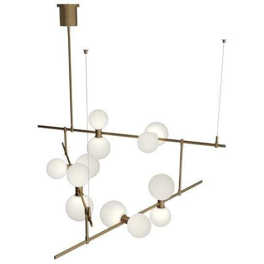 Visual Comfort Modern Collection - ModernRail LED Chandelier - 700MDCHGRR | Montreal Lighting & Hardware