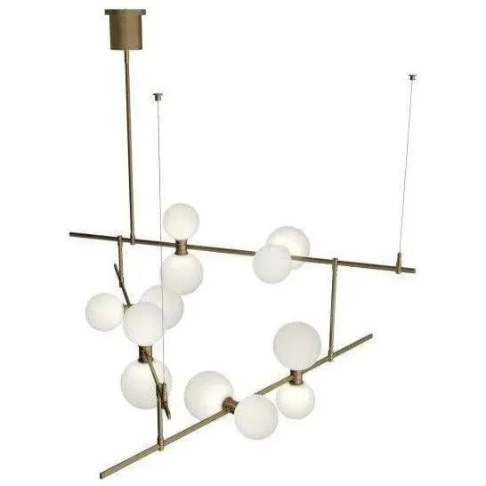 Visual Comfort Modern Collection - ModernRail LED Chandelier - 700MDCHGRS | Montreal Lighting & Hardware