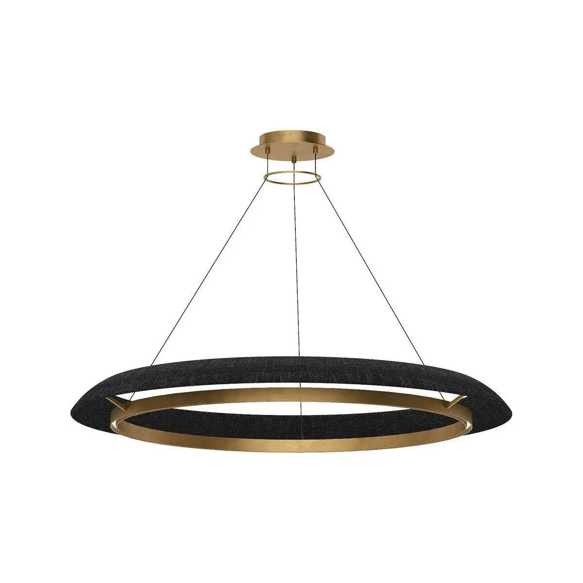 Visual Comfort Modern Collection - Noa LED Chandelier - SLCH55727WBKHAB | Montreal Lighting & Hardware