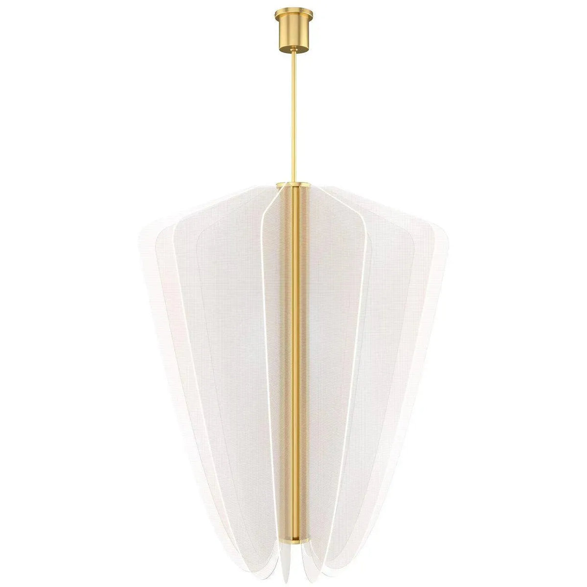 Visual Comfort Modern Collection - Nyra LED Chandelier - 700NYR42BR-LED930 | Montreal Lighting & Hardware