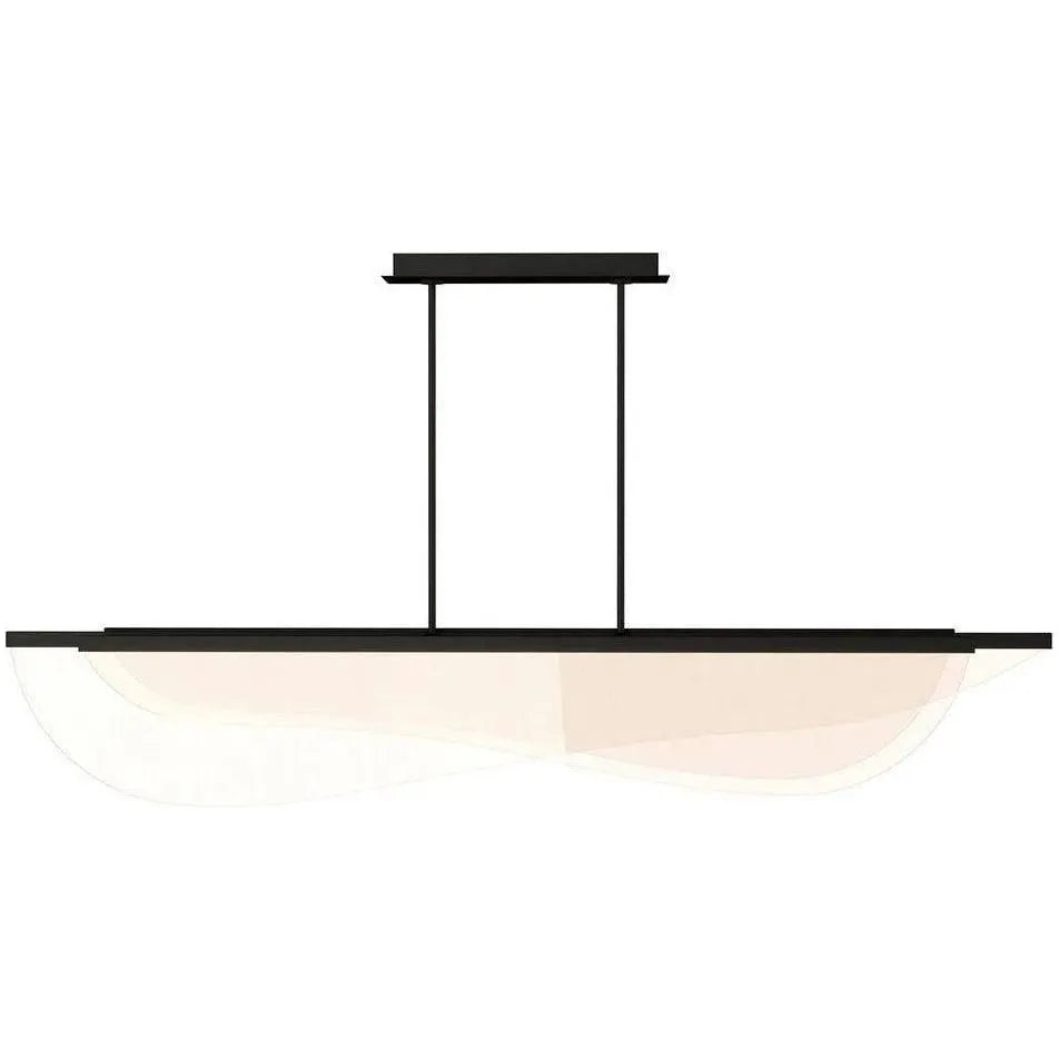 Visual Comfort Modern Collection - Nyra LED Linear Suspension - 700LSNYR60B-LED930 | Montreal Lighting & Hardware