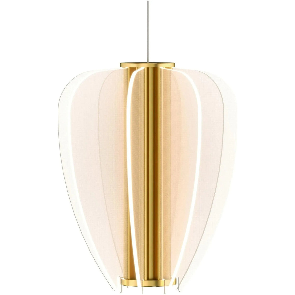 Visual Comfort Modern Collection - Nyra LED Mini Pendant - 700MPNYRBR-LED930 | Montreal Lighting & Hardware