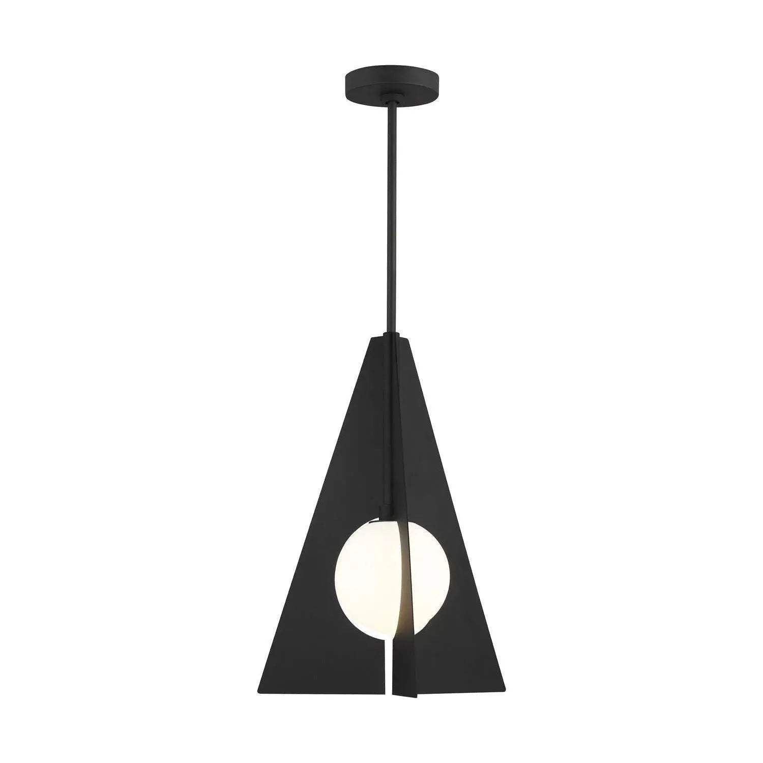 Visual Comfort Modern Collection - Orbel Grande Pyramid Pendant - 700TDOBLPGB | Montreal Lighting & Hardware
