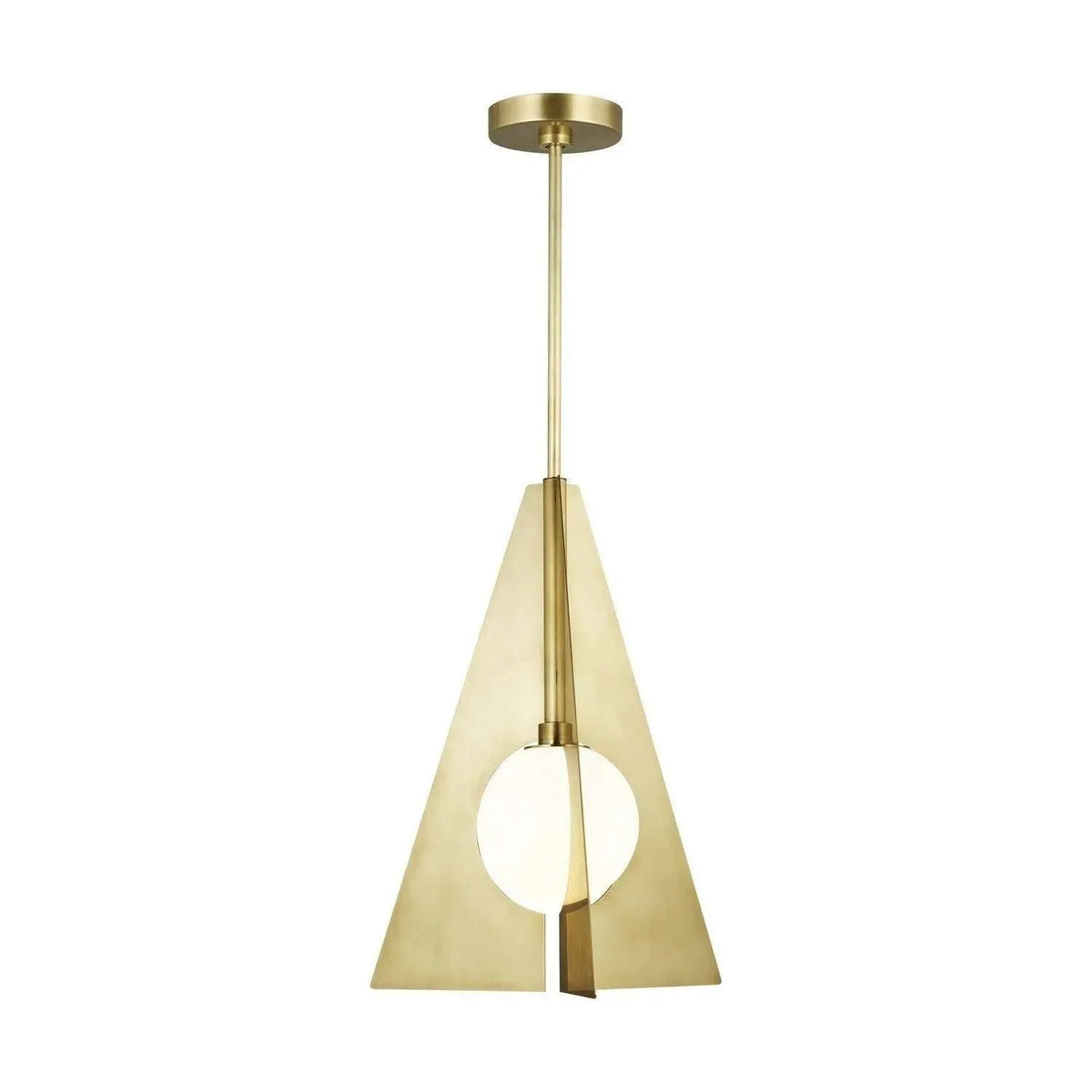 Visual Comfort Modern Collection - Orbel Grande Pyramid Pendant - 700TDOBLPGNB-LED930 | Montreal Lighting & Hardware