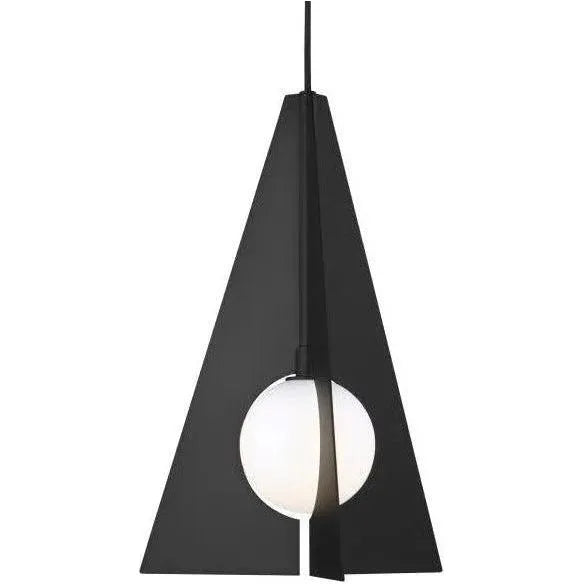 Visual Comfort Modern Collection - Orbel Pyramid LED Pendant - 700TDOBLPB-LED930 | Montreal Lighting & Hardware