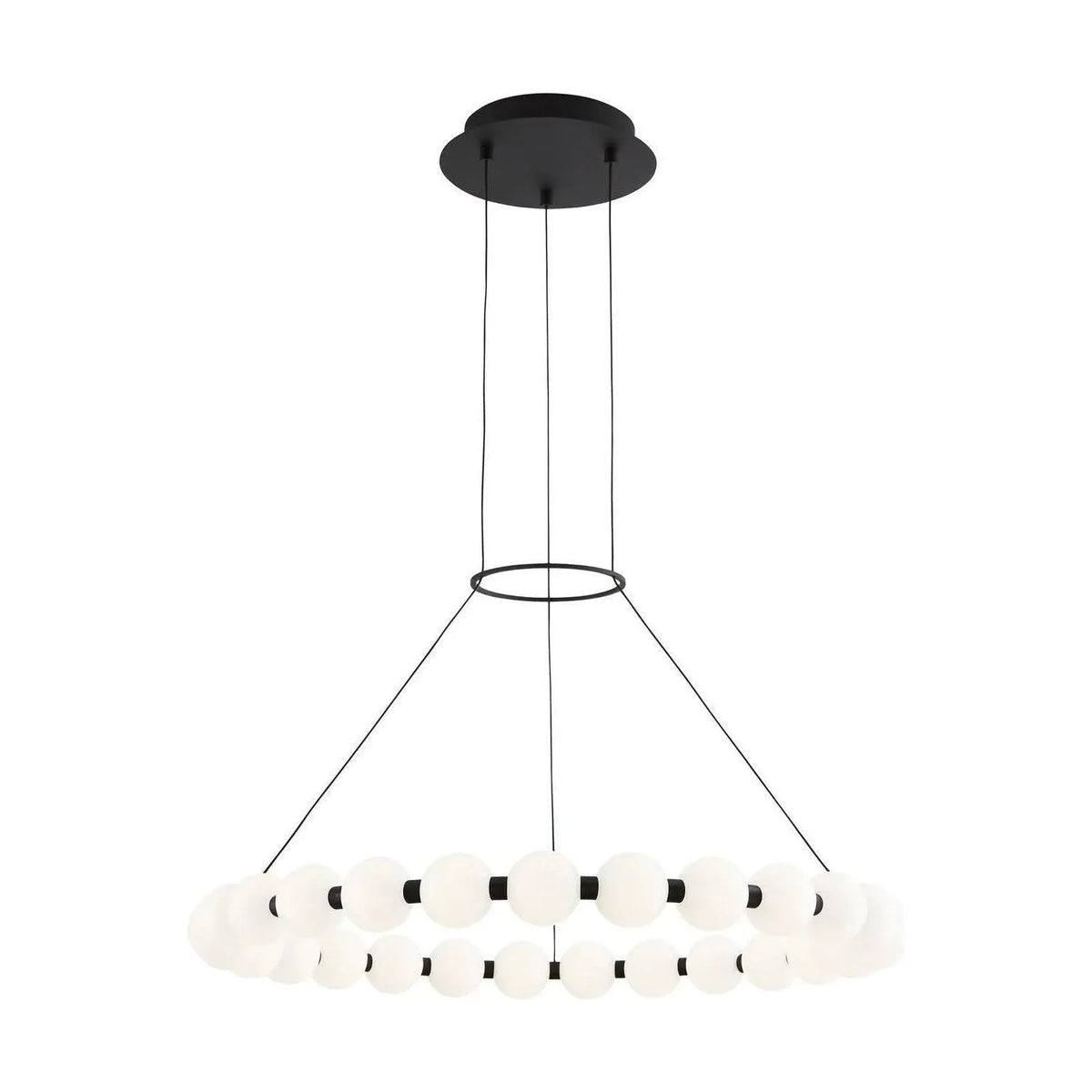 Visual Comfort Modern Collection - Orbet 30 LED Chandelier - 700OBT30B-LED927 | Montreal Lighting & Hardware