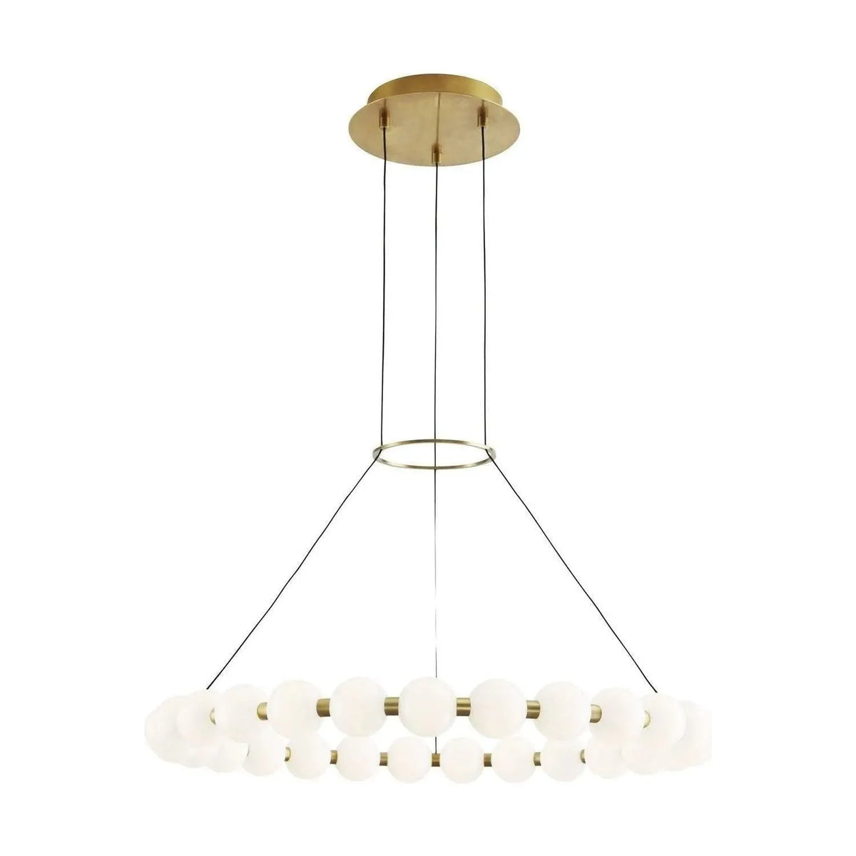 Visual Comfort Modern Collection - Orbet 30 LED Chandelier - 700OBT30NB-LED927 | Montreal Lighting & Hardware