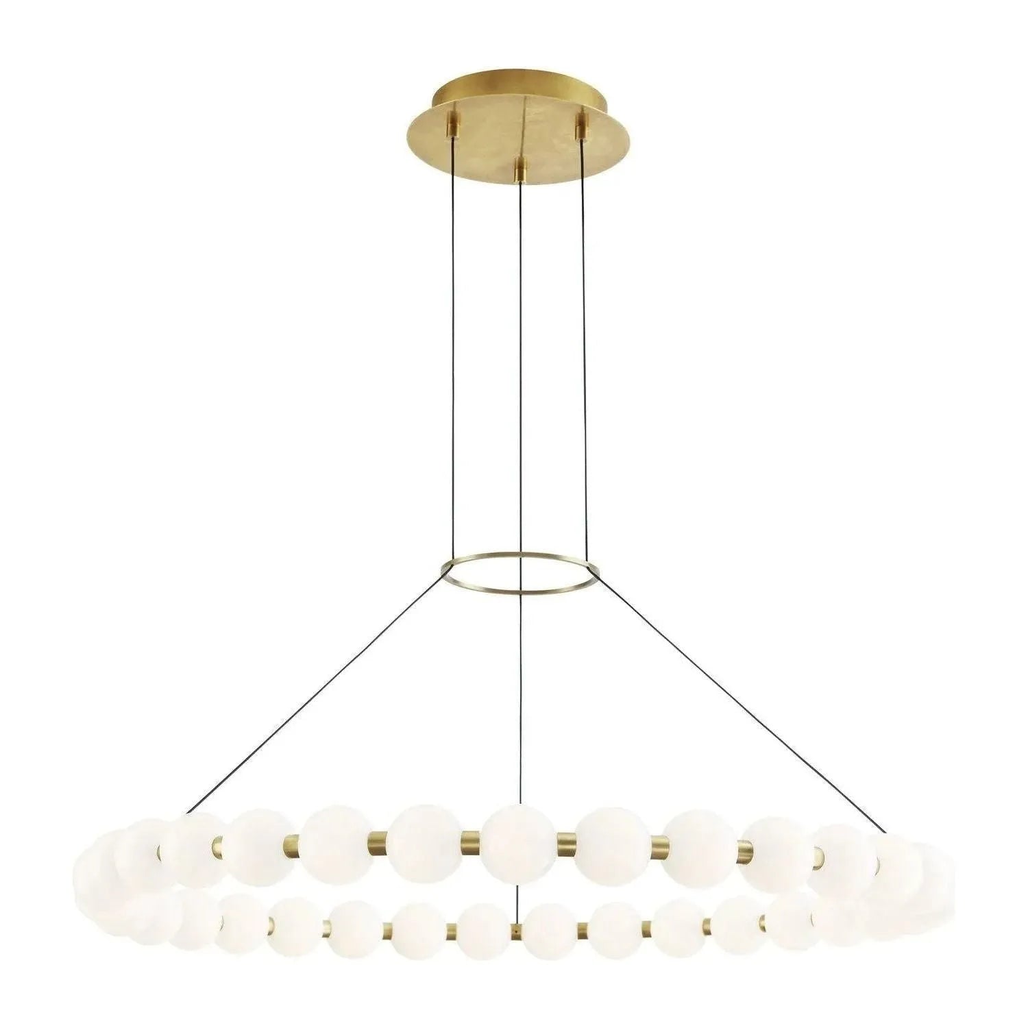Visual Comfort Modern Collection - Orbet 36 LED Chandelier - 700OBT36B-LED927 | Montreal Lighting & Hardware