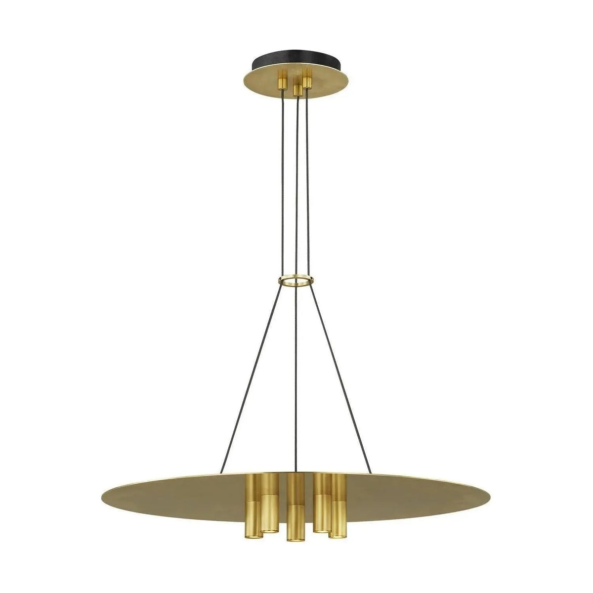 Visual Comfort Modern Collection - Ponte LED Pendant - 700TDPNT22NB-LED930 | Montreal Lighting & Hardware