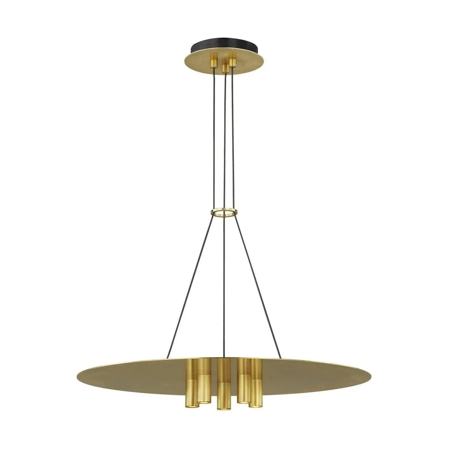 Visual Comfort Modern Collection - Ponte LED Pendant - 700TDPNT22B-LED930 | Montreal Lighting & Hardware