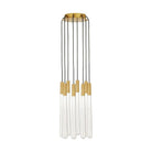 Visual Comfort Modern Collection - Pylon Crystal LED Multi-Light Pendant - 700TRSPPYLC8RNB-LED930 | Montreal Lighting & Hardware