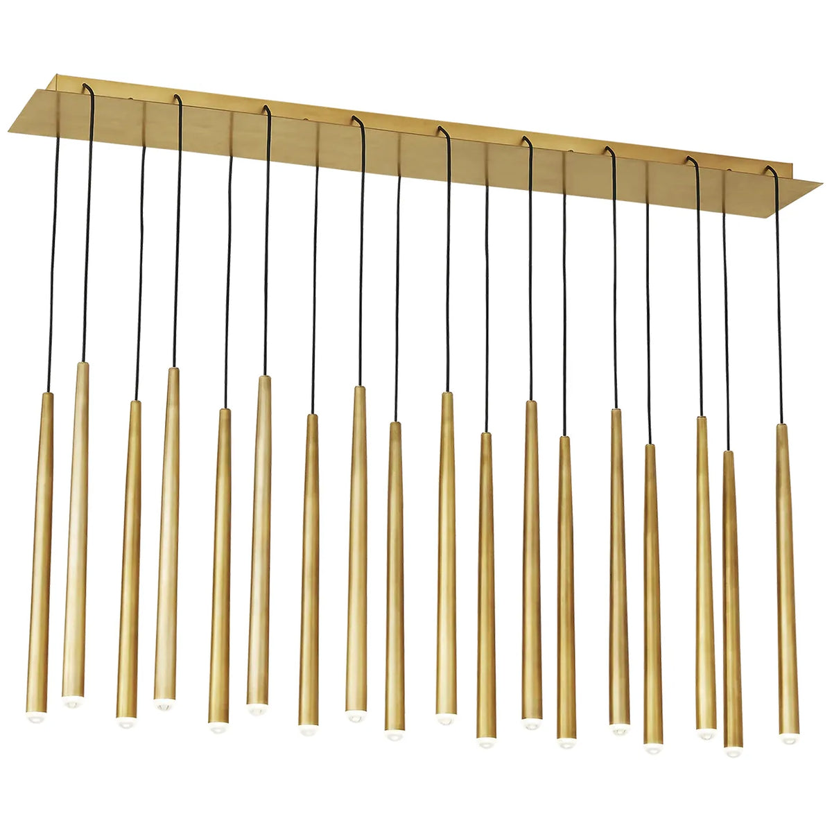 Visual Comfort Modern Collection - Pylon LED Linear Chandelier - 700TRSPPYL18TNB-LED930120 | Montreal Lighting & Hardware