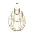 Visual Comfort Modern Collection - Sanchi LED Chandelier - SLCH32927PAB | Montreal Lighting & Hardware