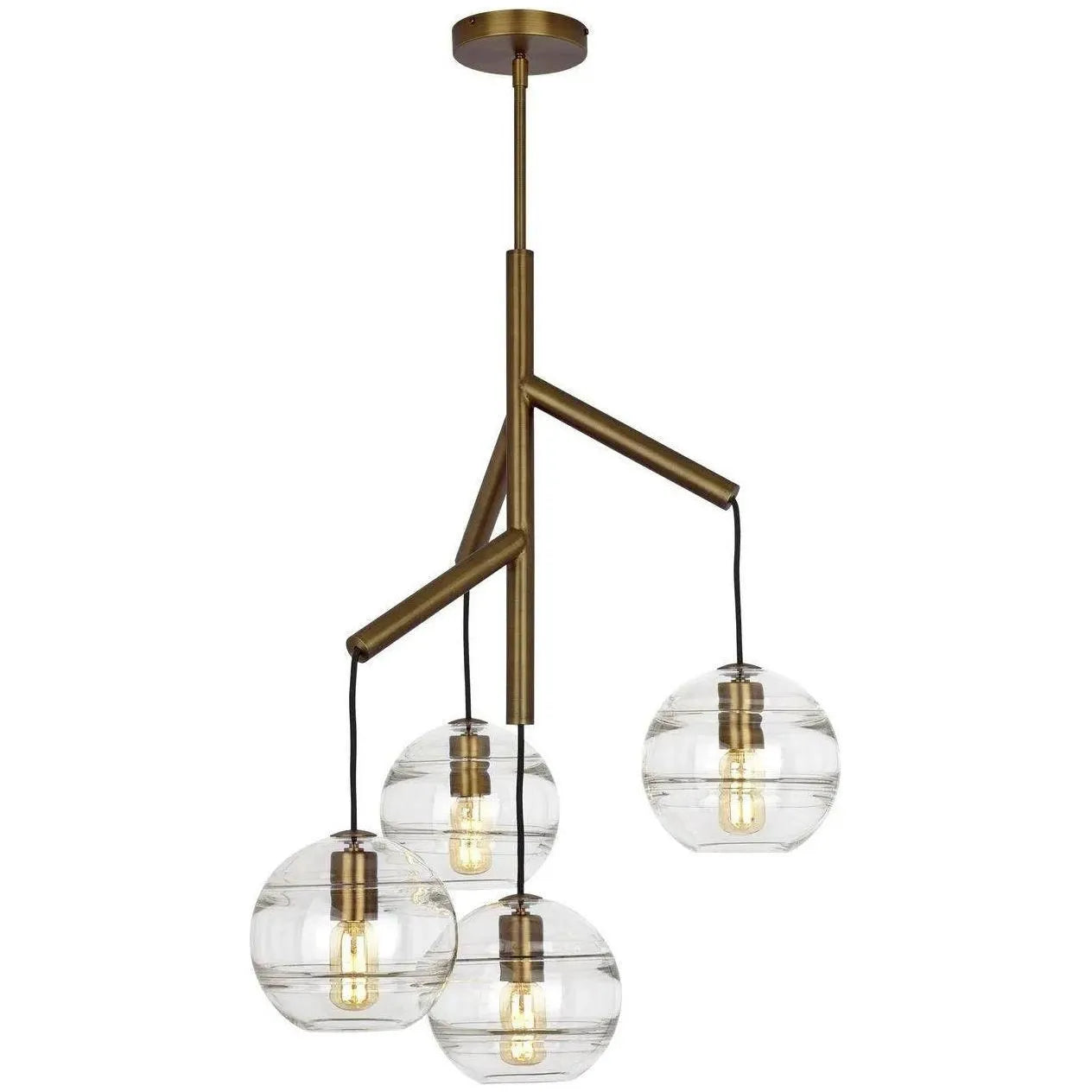 Visual Comfort Modern Collection - Sedona Chandelier - 700SDNMPR1CR-LED927 | Montreal Lighting & Hardware