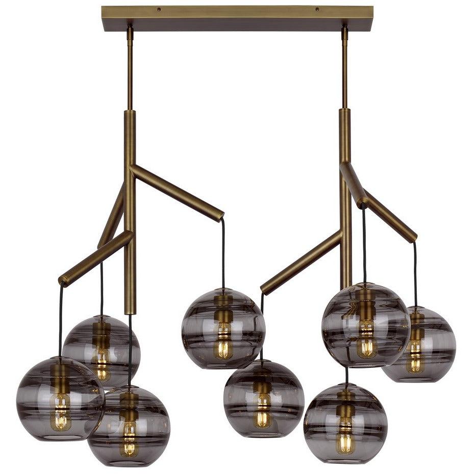 Visual Comfort Modern Collection - Sedona Double Chandelier - 700SDNMPL2KR | Montreal Lighting & Hardware