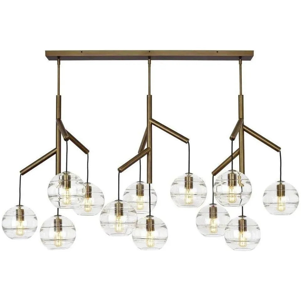 Visual Comfort Modern Collection - Sedona Triple Chandelier - 700SDNMPL3CR-LED927 | Montreal Lighting & Hardware