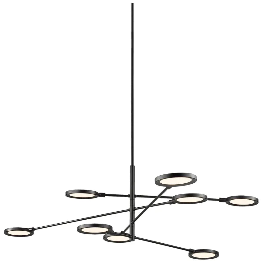 Visual Comfort Modern Collection - Spectica 8 LED Chandelier - 700LSSPCTB-LED930 | Montreal Lighting & Hardware
