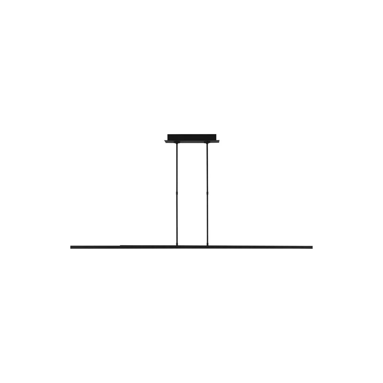 Visual Comfort Modern Collection - Stagger Double LED Linear Suspension - 700LSSTG260B-LED927 | Montreal Lighting & Hardware