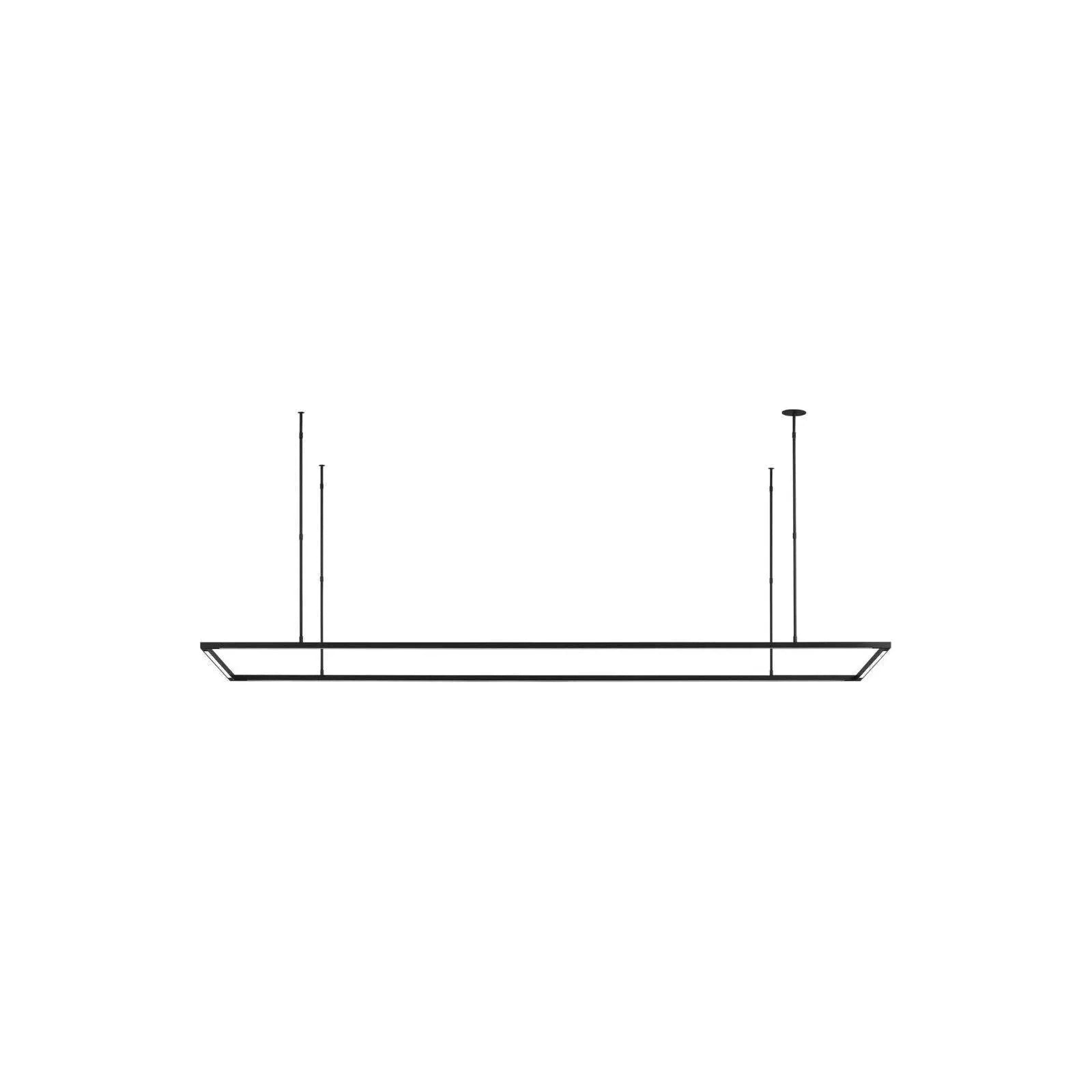 Visual Comfort Modern Collection - Stagger Rectangular LED Linear Suspension - 700LSSTG84B-LED927 | Montreal Lighting & Hardware