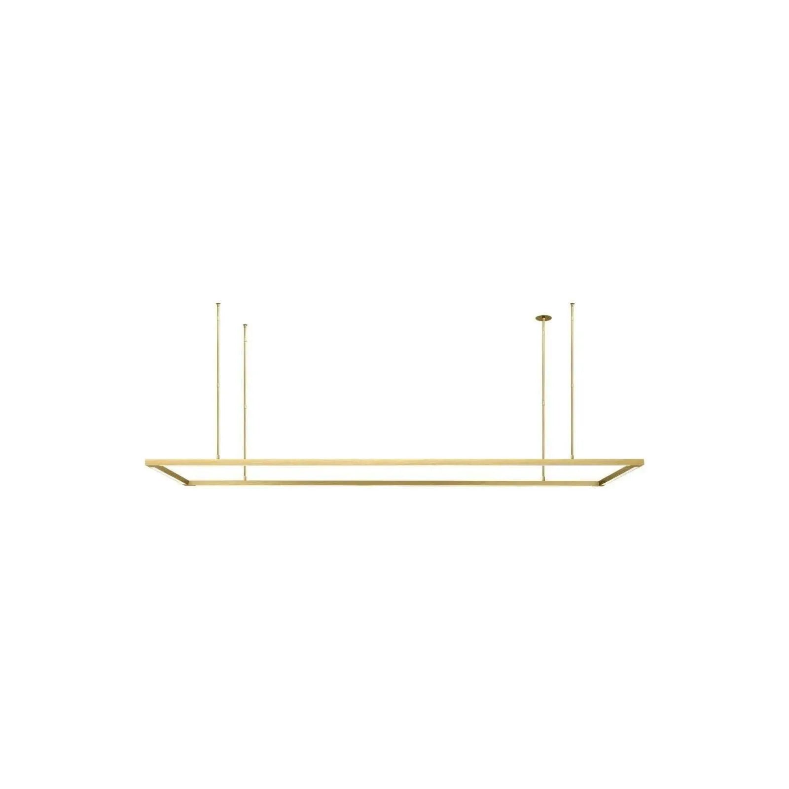 Visual Comfort Modern Collection - Stagger Rectangular LED Linear Suspension - 700LSSTG84NB-LED927 | Montreal Lighting & Hardware