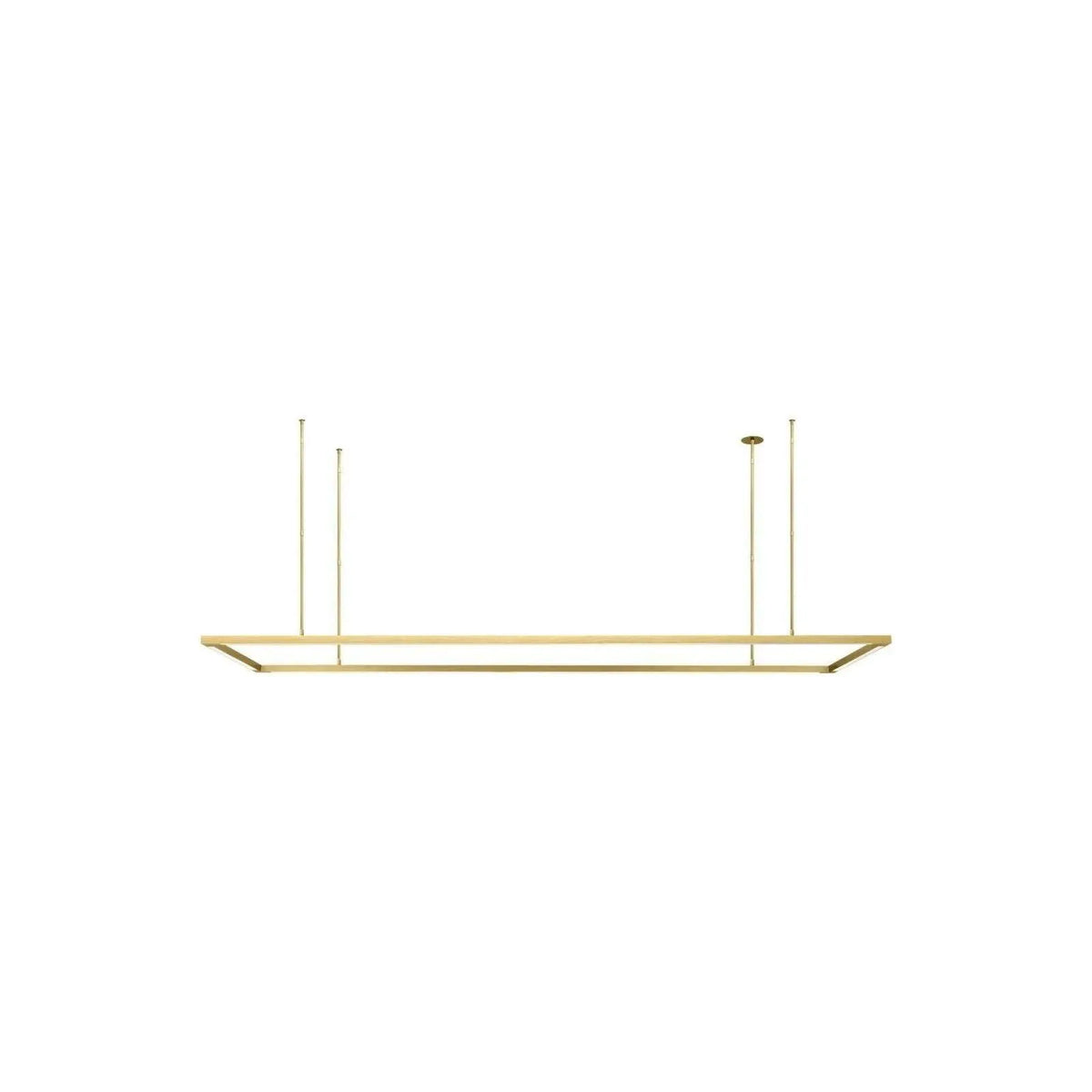 Visual Comfort Modern Collection - Stagger Rectangular LED Linear Suspension - 700LSSTG84NB-LED927 | Montreal Lighting & Hardware