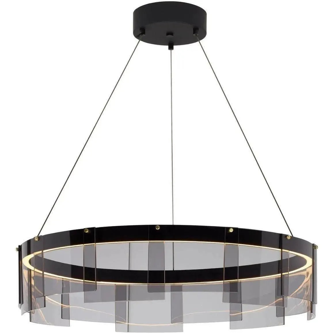Visual Comfort Modern Collection - Stratos LED Chandelier - 700STR30KB-LED927 | Montreal Lighting & Hardware