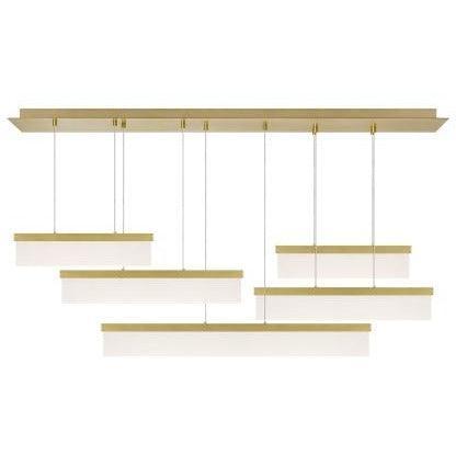 Visual Comfort Modern Collection - Sweep LED Linear Chandelier - 700LSSWPR-LED930 | Montreal Lighting & Hardware