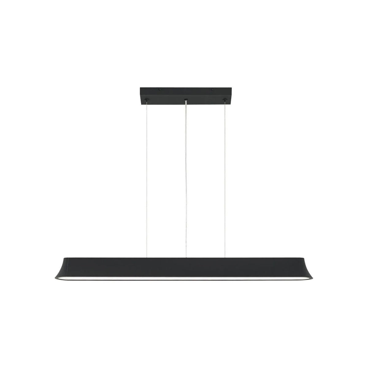 Visual Comfort Modern Collection - Zhane LED Linear Suspension - 700LSZHN49B-LED | Montreal Lighting & Hardware