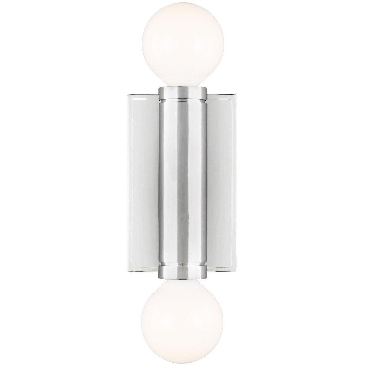 Visual Comfort Studio Collection - Beckham Modern Double Wall Sconce - TW1042PN | Montreal Lighting & Hardware