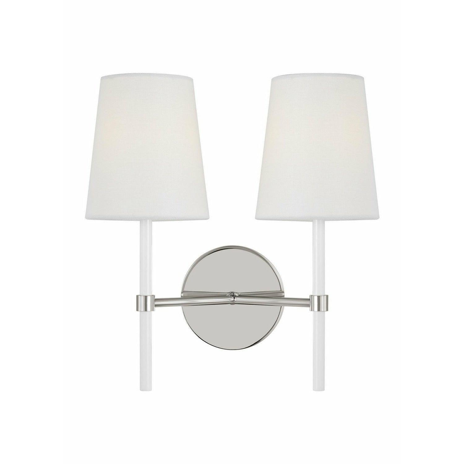 Visual Comfort Studio Collection - Monroe Double Wall Sconce - KSW1102PNGW | Montreal Lighting & Hardware