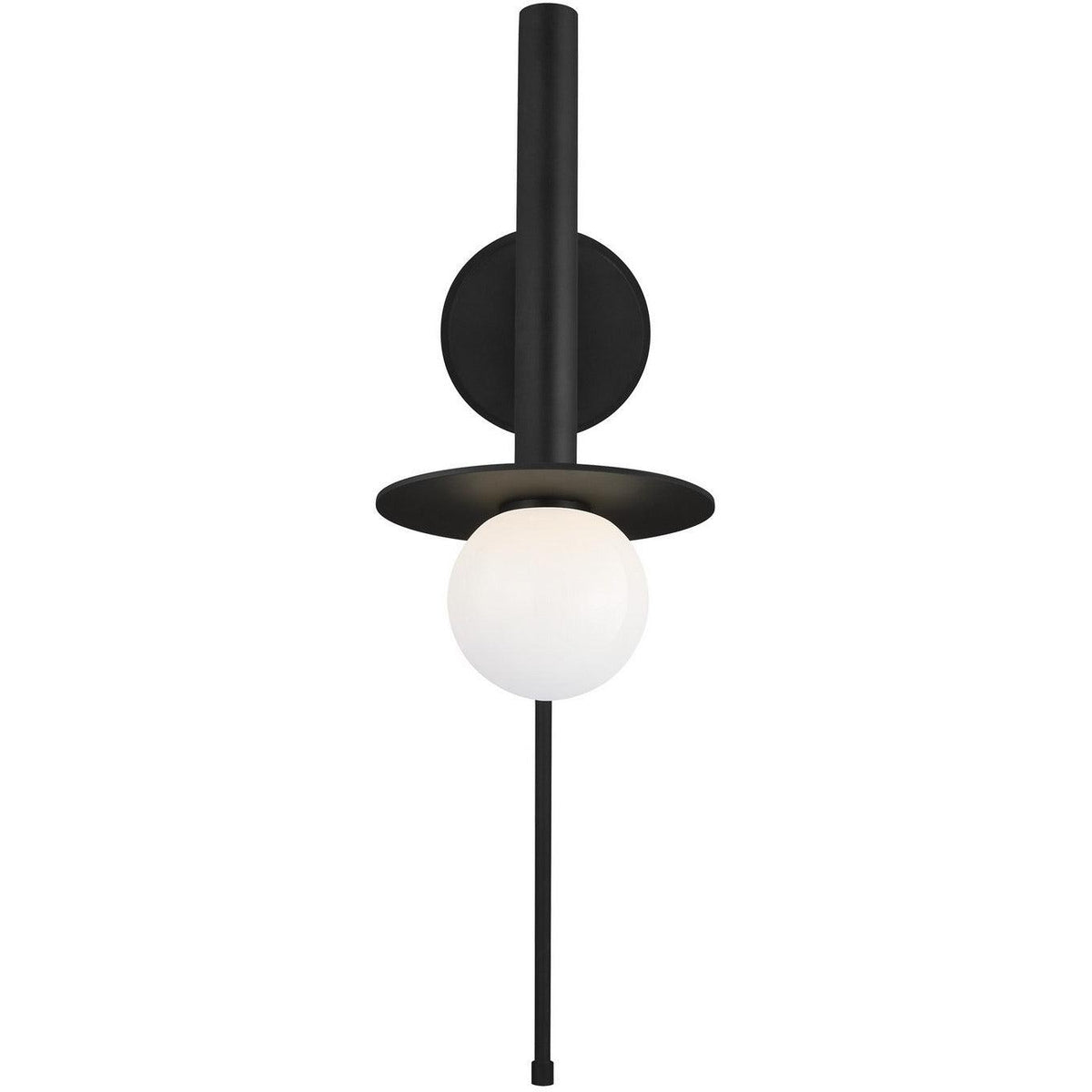 Visual Comfort Studio Collection - Nodes Pivot Wall Sconce - KW1021MBK | Montreal Lighting & Hardware