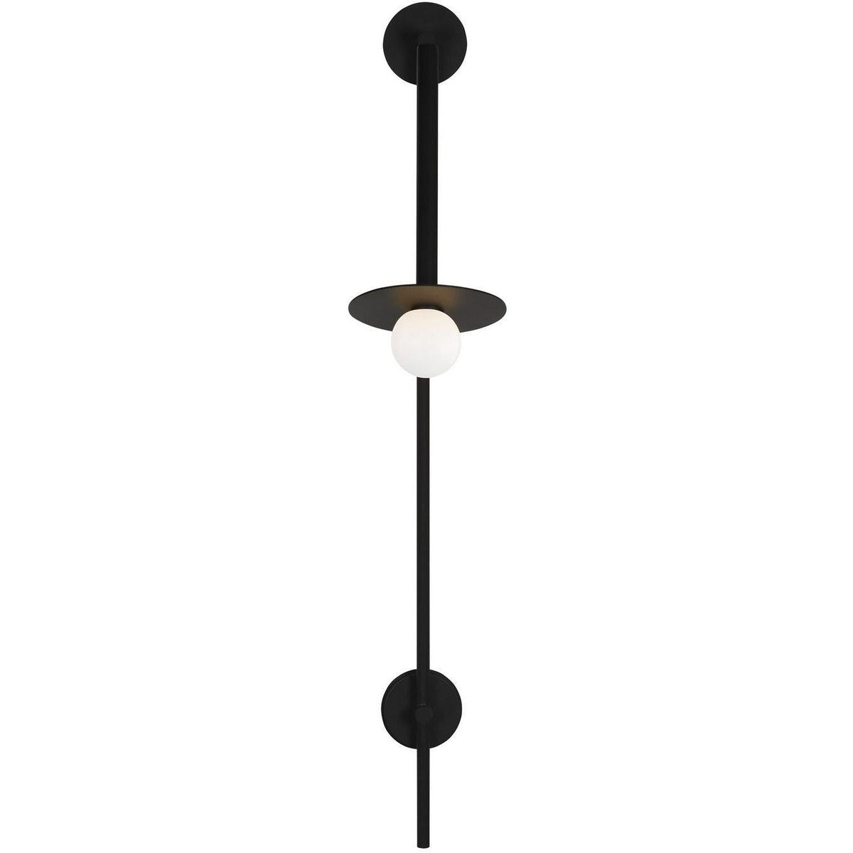 Visual Comfort Studio Collection - Nodes Pivot Wall Sconce - KW1031MBK | Montreal Lighting & Hardware